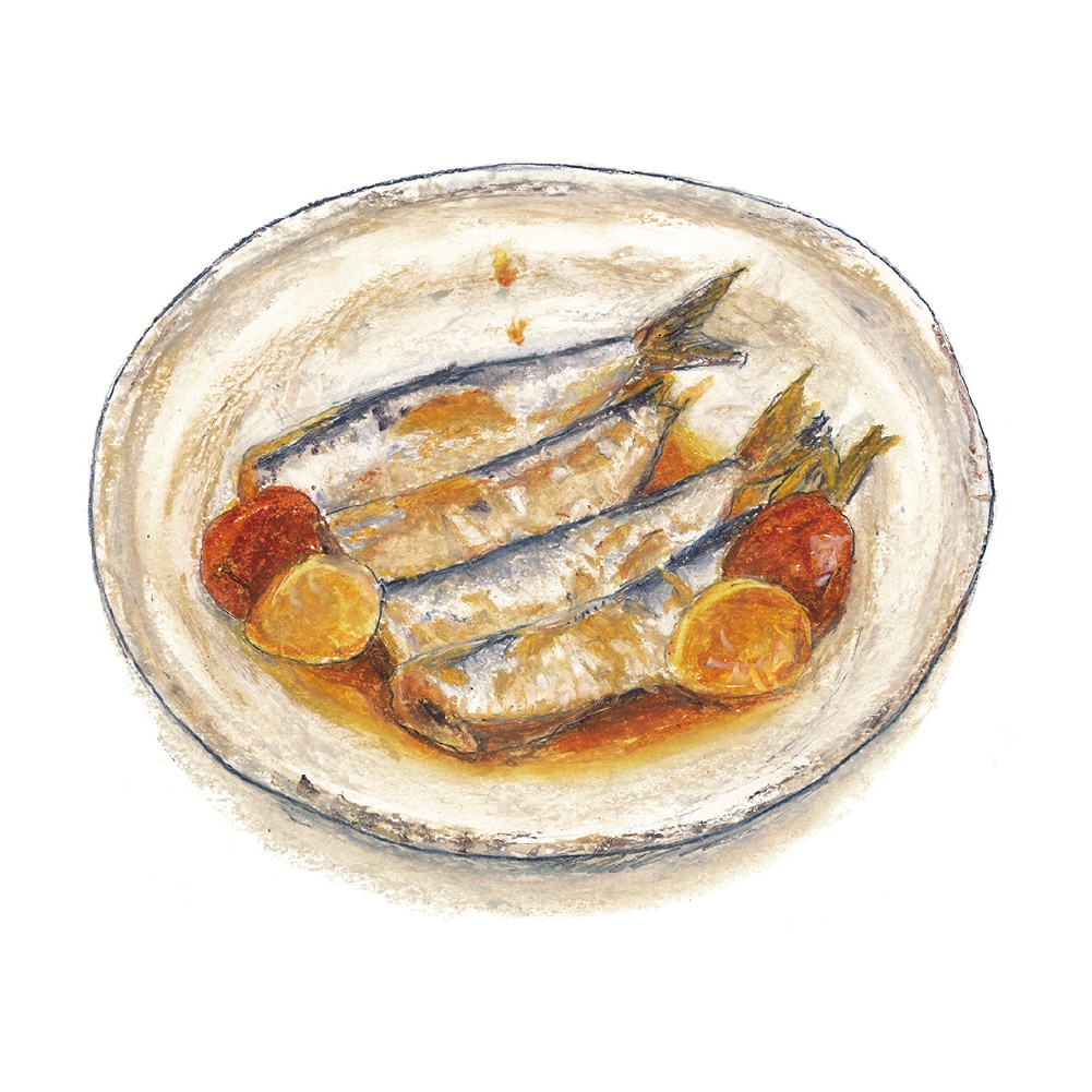 鰯の梅しょうゆ煮